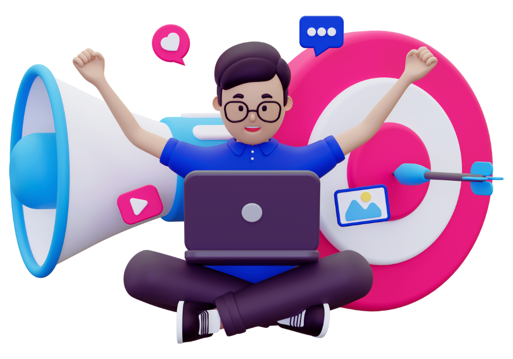 Local team planning a digital ad campaign in an office
