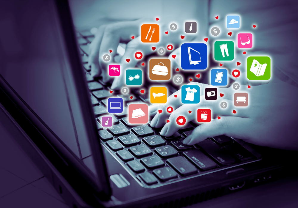 Local business owners working with a digital marketing expert