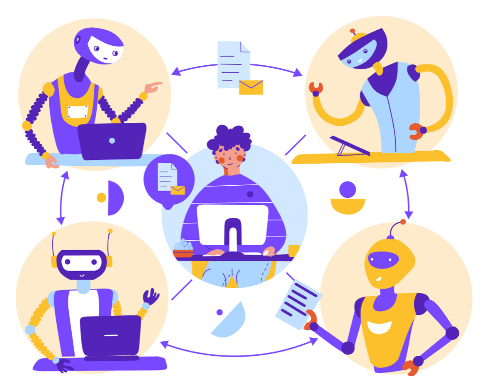 Dashboard showing automated marketing workflows