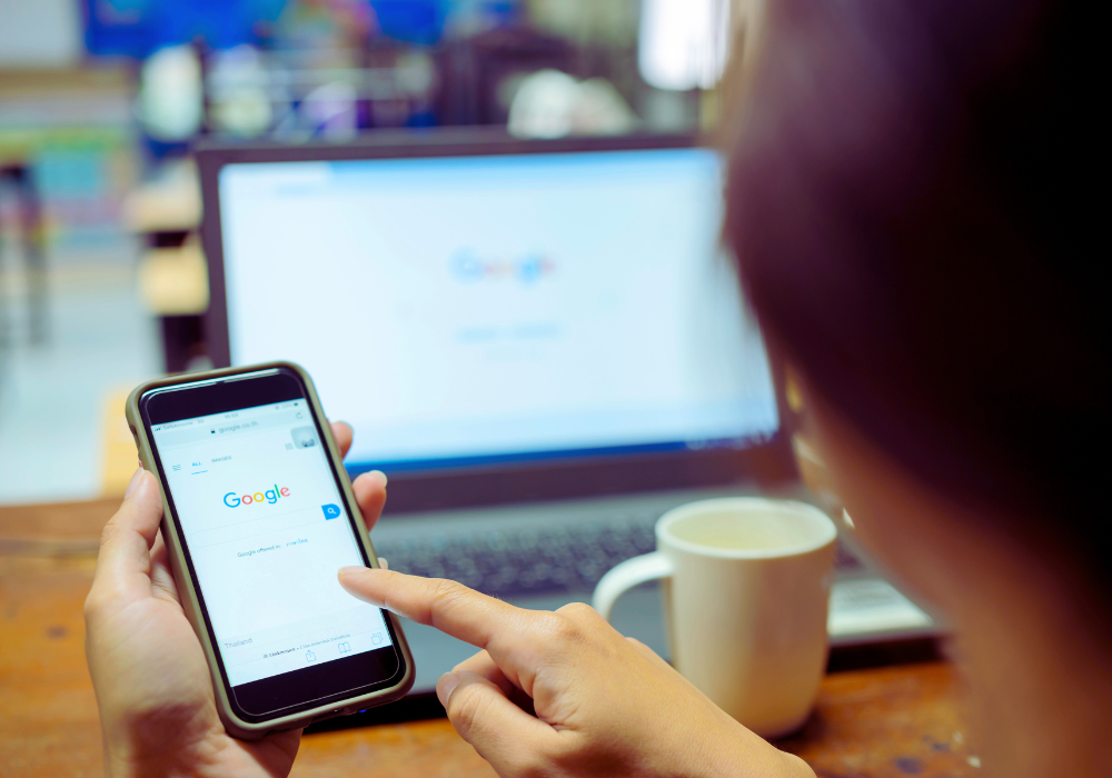 Mobile view of optimized Google Business Profile